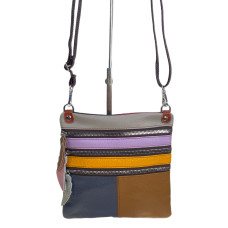 На фото 1 - Женская сумка из натуральной кожи мультицвет На фото 1 - Женская сумка из натуральной кожи мультицвет