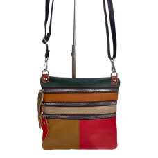 На фото 1 - Женская сумка из натуральной кожи мультицвет На фото 1 - Женская сумка из натуральной кожи мультицвет