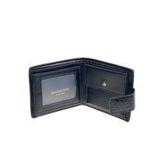 На фото 2 - Мужское  портмоне  из искусственной кожи,  цвет  черный