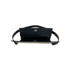 На фото 2 - Женская сумка из натуральной кожи, цвет черный На фото 2 - Женская сумка из натуральной кожи, цвет черный