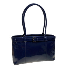 На фото 1 - Женская сумка из натуральной кожи, цвет синий На фото 1 - Женская сумка из натуральной кожи, цвет синий