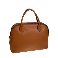 На фото 1 - Женская сумка из натуральной кожи, цвет рыжий На фото 1 - Женская сумка из натуральной кожи, цвет рыжий