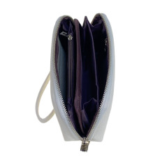 На фото 2 - Женский кошелёк из натуральной кожи, цвет белый На фото 2 - Женский кошелёк из натуральной кожи, цвет белый