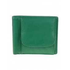 На фото 1 - Женский кошелёк из искусственной кожи, цвет  зеленый