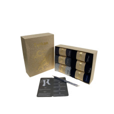 На фото 1 - Хлопковые мужские носки в коробке