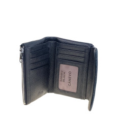 На фото 2 - Женский кошелёк из натуральной кожи, цвет черный На фото 2 - Женский кошелёк из натуральной кожи, цвет черный